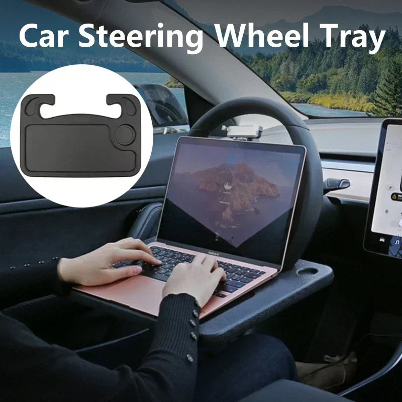 Portable Car Laptop Computer Desk Mount Stand Foldable Steering Wheel Dining Table Bracket Drink Food Coffee Tray Board Amagi Beauty World Shop