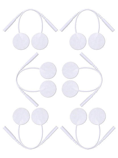 25mm Self-Adhesive Electrode Pads with Conductive Gel for EMS Electric Muscle Stimulator Pulse Massager Replacement Accessory Beauty World Shop