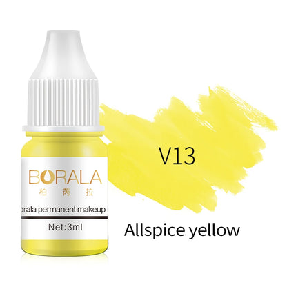Borala 26 Colors 3ML Permanent Makeup Tattoo Lips Eyebrows Eyeliners Pigments Sample Size Tattoo Pigments Beauty Art Women Use Beauty World Shop