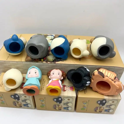 Hot New Anime Cartoon Peripheral Blind Box Trendy Toy Figurine Office Desk Bedroom Bedside Table Decor Students Birthday Gifts Beauty World Shop
