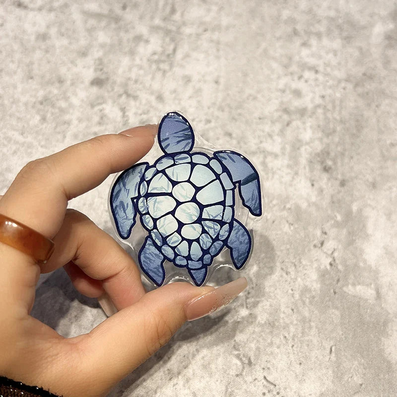 Korean Cute Turtle Dolphin Phone Holder Griptok Finger Ring Support For iPhone Samsung Cases Grip Tok Socket Bracket Girl Gift THee STORE