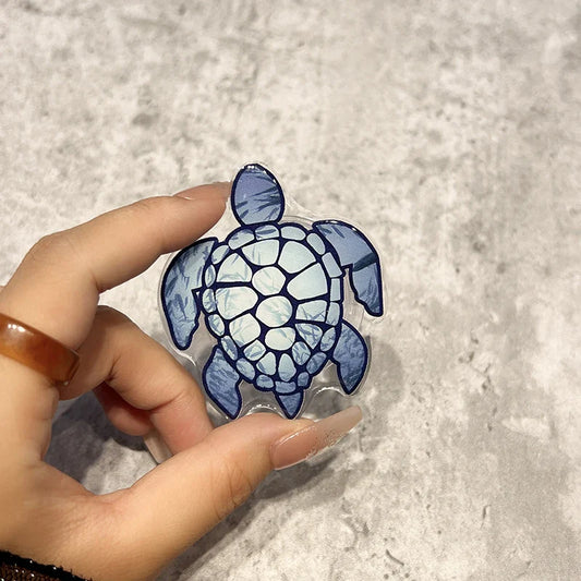Korean Cute Turtle Dolphin Phone Holder Griptok Finger Ring Support For iPhone Samsung Cases Grip Tok Socket Bracket Girl Gift THee STORE