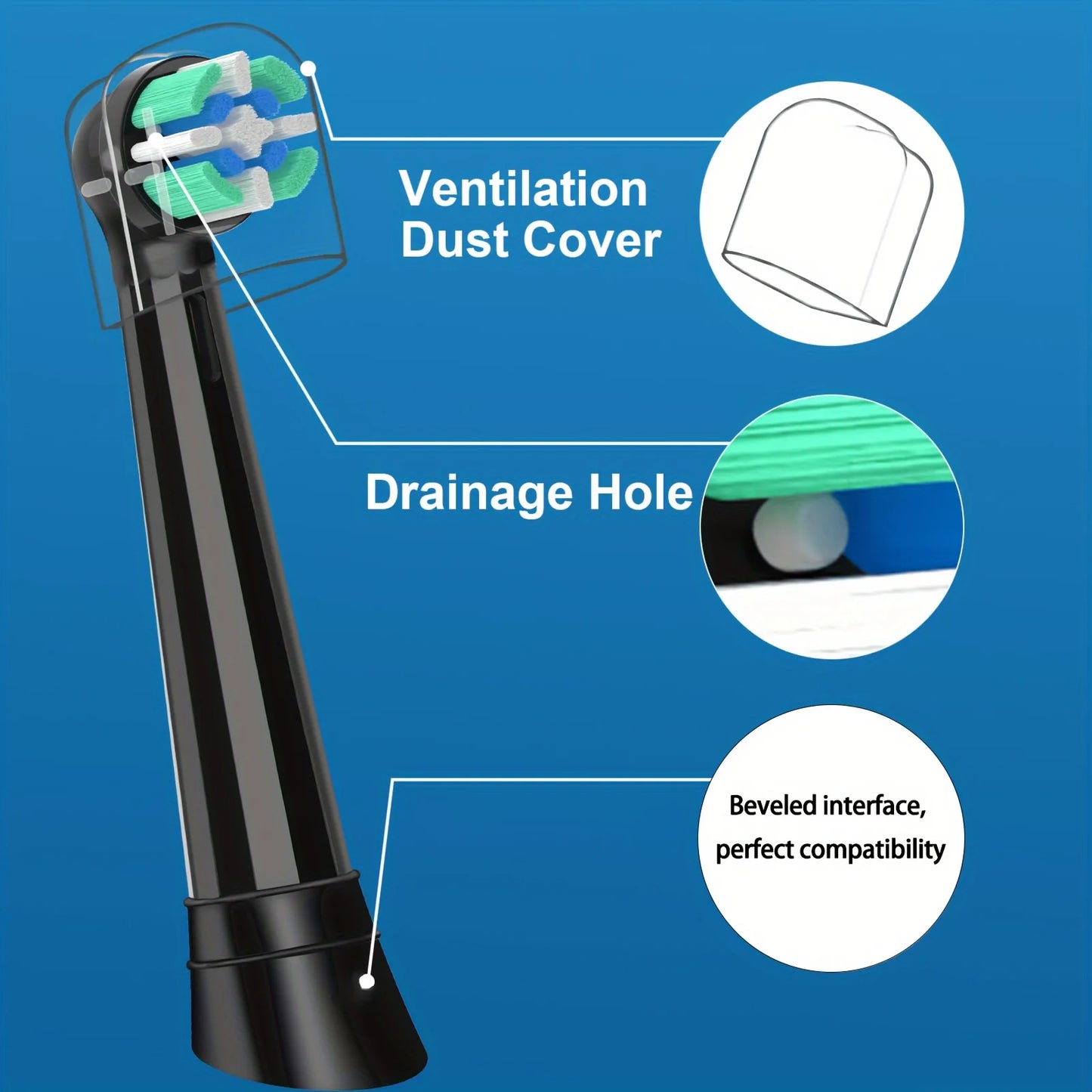 Replacement Toothbrush Heads Compatible with Oral-B iO Electric Toothbrush, for Oral B iO 10|6|7|9|8|5|4|3 Series Toothburh Beauty World Shop