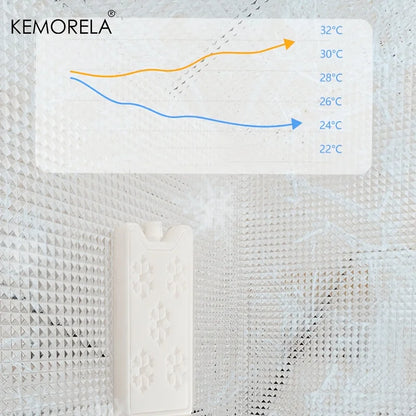 KEMORELA Elevated Pet House-Bed with Cooling Pads, Moisture-Proof Design for Indoor/Outdoor Use, Fits Small/Medium Pets