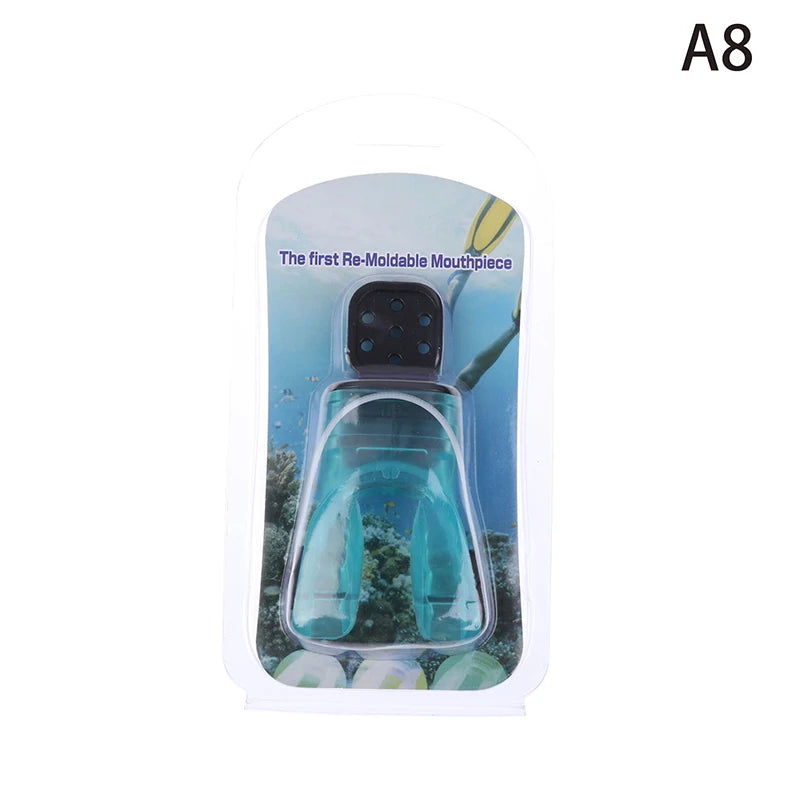 Silicone Snorkel Diving Mouthpiece Scuba Moldable Bite Mouthpiece Regulator Plastic Snorkel Mouthpiece Beauty World Shop