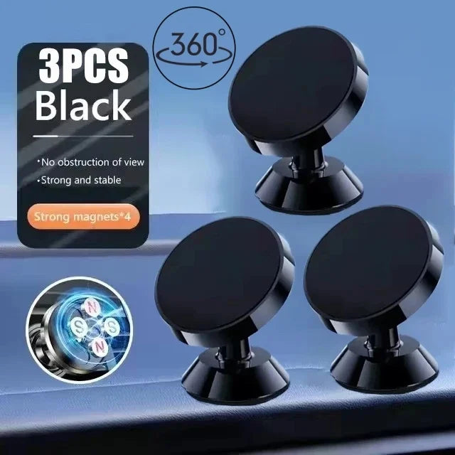 Magnetic Car Phone Holder Universal Car Phone Stand for iPhone Xiaomi Huawei Samsung Dashboard Wall Mounted Car Magnet Sticker Beauty World Shop