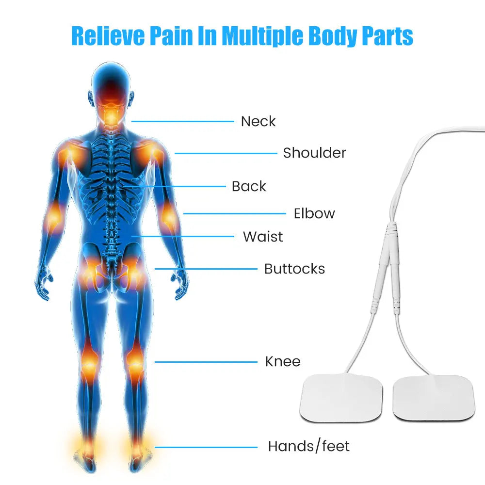 8 Electrode Pads 15 Mode EMS Tens Device Acupuncture Massage Machine Pulse Electrostimulator Electric Body Massager Apparatus Beauty World Shop