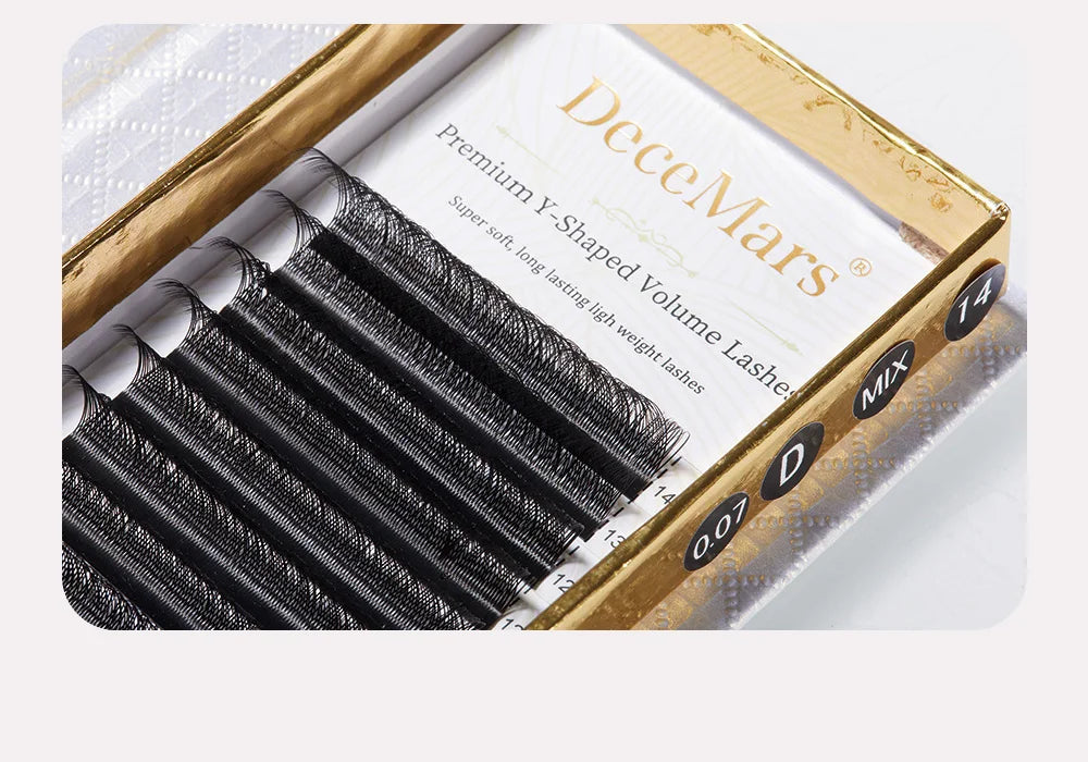 DeceMars YY Eyelash Extension 6mm-18mm Length Black Beauty World Shop