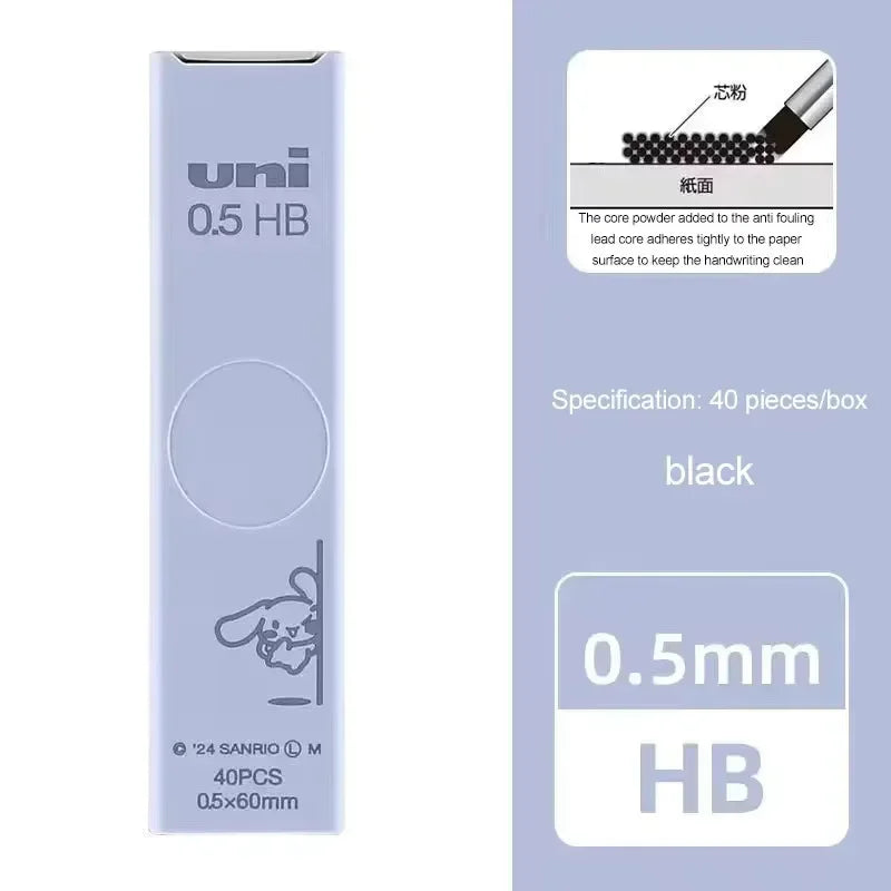 1Pcs Japan UNI UL-S Mechanical Pencil Lead-core Anti-fouling Thickened Black Non-breakable Student Pencil Lead 0.3/0.5/0.7 mm Beauty World Shop