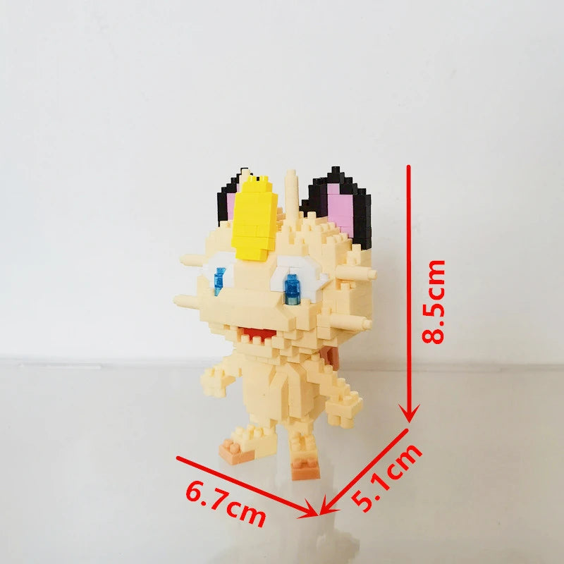 75 Style Building Blocks Assembly Anime Picachu Charizard Doll Blastoise Bulbasaur Gengar Bricks Figures Toy for Kid Gift Beauty World Shop