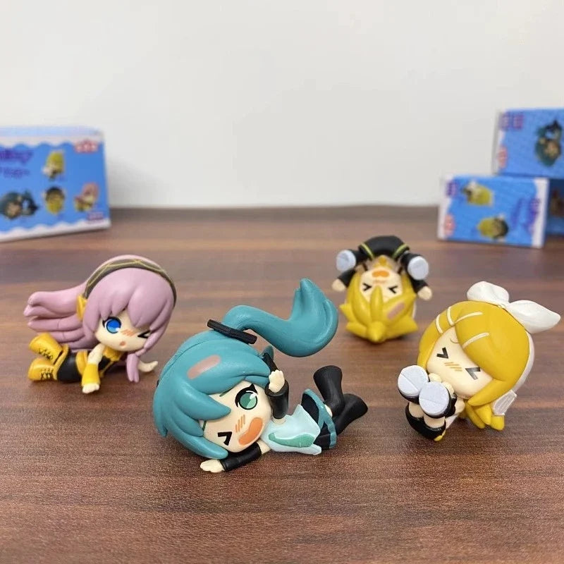 Anime Figure Hatsune Miku Kagamine Rin Kagamine Len Megurine Luka Collection Ornaments Blind Box Toys Children Gifts Beauty World Shop