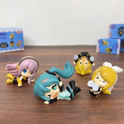 Anime Figure Hatsune Miku Kagamine Rin Kagamine Len Megurine Luka Collection Ornaments Blind Box Toys Children Gifts Beauty World Shop