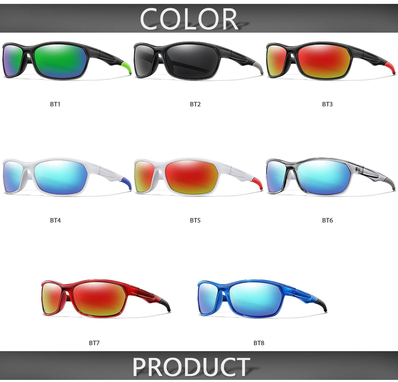 Polarized Sports Cycling Fishing Running Sunglasses Rayed Sun ciclismo Goggles Outdoor Polarized Sunglasses Men Women Eyewear Beauty World Shop