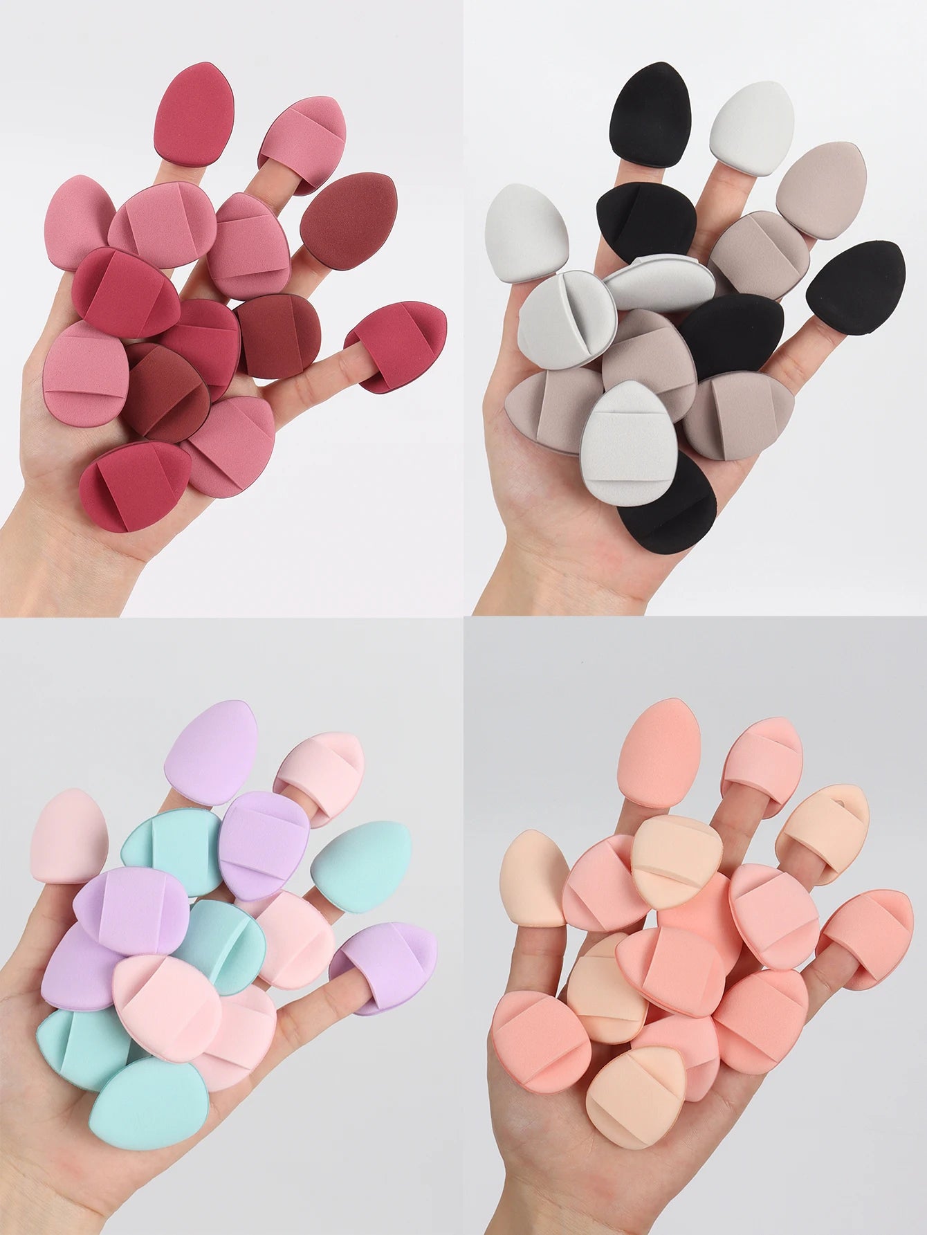 Finger Air Cushion Sponge Powder Puff Set Makeup Powder Puff Liquid Foundation Foundation Concealer Makeup Puff Wholesale Beauty World Shop