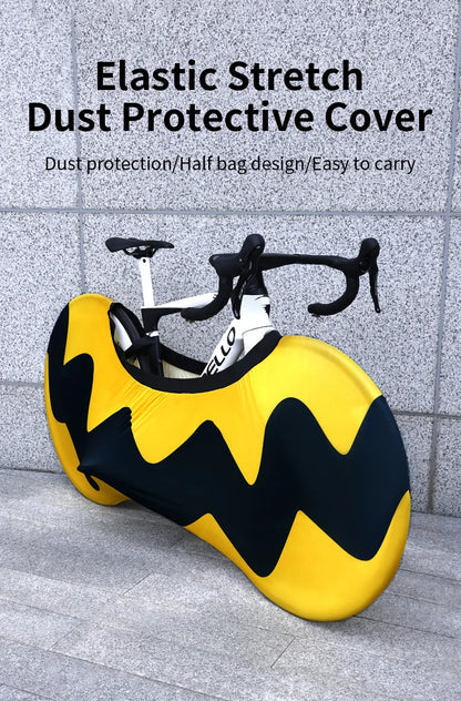 High Elastic Dustproof Road Bicycle Wheel Cover Waterproof MTB Cover Wear-resistant Bicycle Cover Bike Accessories Beauty World Shop