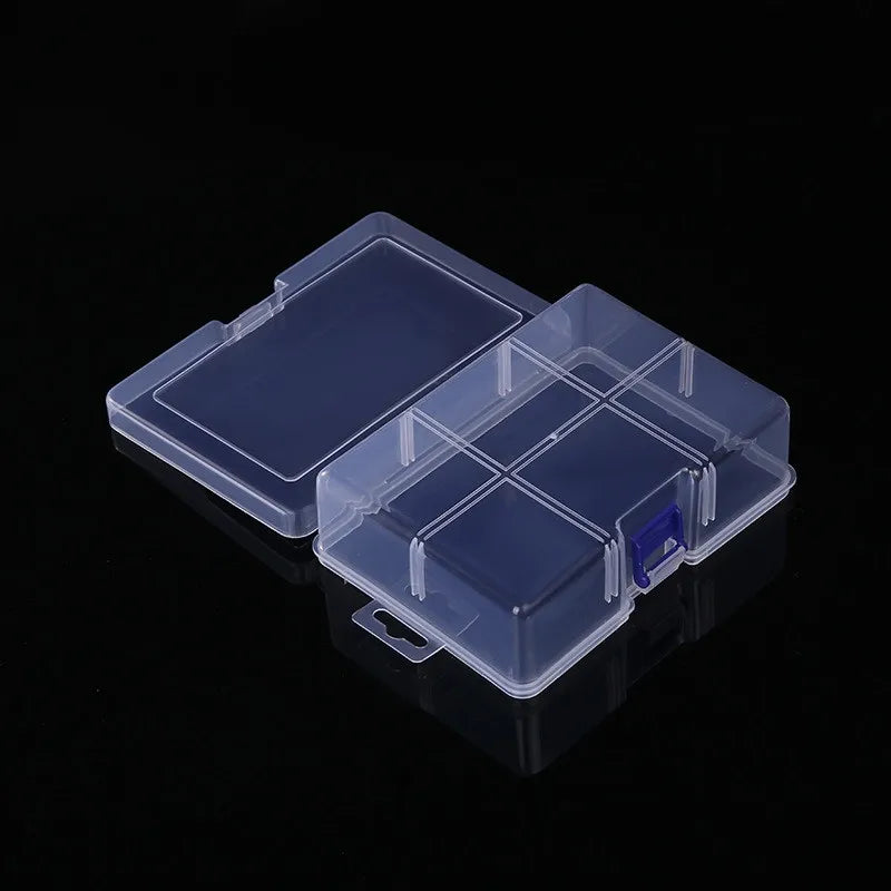 Clear Plastic Box Rectangular Box Screwdrivers Bits Tools Bleads Dustproof Waterproof Packing Storage Cases Container Beauty World Shop
