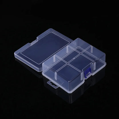 Clear Plastic Box Rectangular Box Screwdrivers Bits Tools Bleads Dustproof Waterproof Packing Storage Cases Container Beauty World Shop