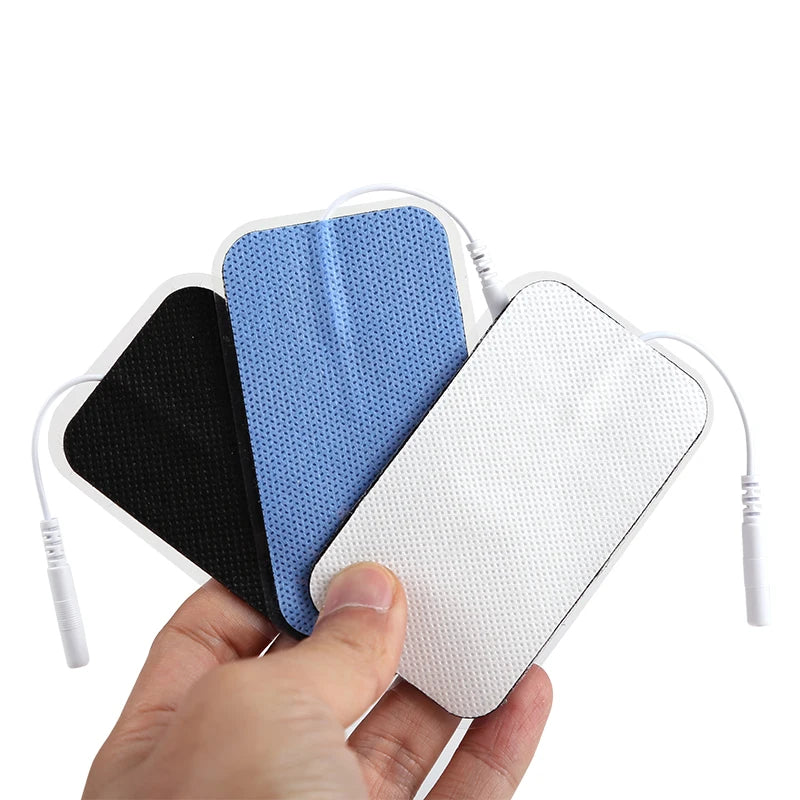Self Adhesive Reusable Electrode Patches, Non-woven Fabric Electrode Pads, TENS Unit, EMS Muscle Stimulator, Replacement Sticker Beauty World Shop