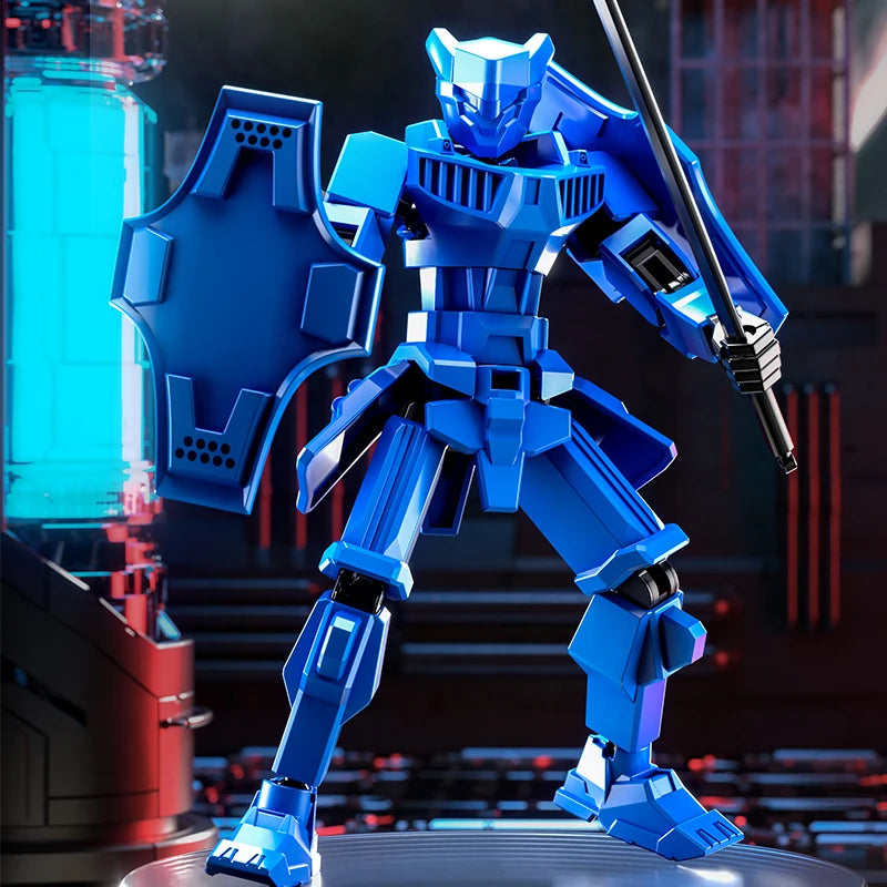 Multi-Jointed Movable Shapeshift Robot Warrior 3D Printed Knight Mannequin Dummy Toys Kids Adults Parent-children Games gifts Beauty World Shop