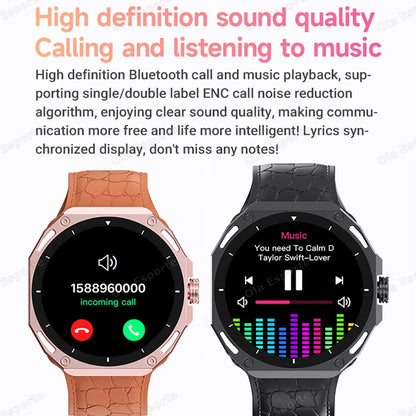 New Fashion Smart Watch 2025 Bluetooth Call Man Woman Heart Rate Health Monitoring Sports Waterproof Smartwatch for Android IOS