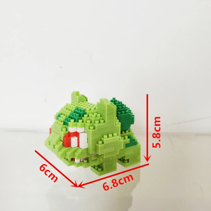 75 Style Building Blocks Assembly Anime Picachu Charizard Doll Blastoise Bulbasaur Gengar Bricks Figures Toy for Kid Gift Beauty World Shop