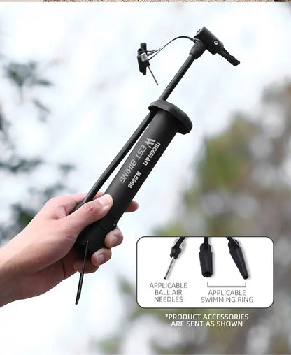 WEST BIKING 80 PSI MTB Bicycle Pump Bike Manual Air Pump Balloon Tire Inflator Schrader Valve Floor Pump Cycling Accesories