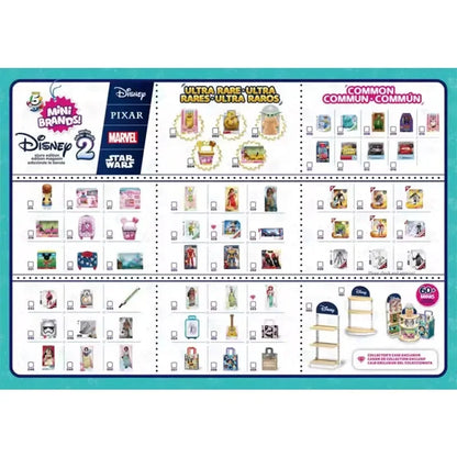Disney 5 Surprise Capsule Toys Mini Brands Series 3 Mystery Blind Box Fashion Surprise Ball Cartoon Figures Collectible Toys Beauty World Shop