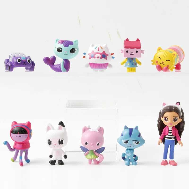 Gabby's Dollhouse Action Figure Toys Cute Doll Collection Cartoon Model Beauty World Shop
