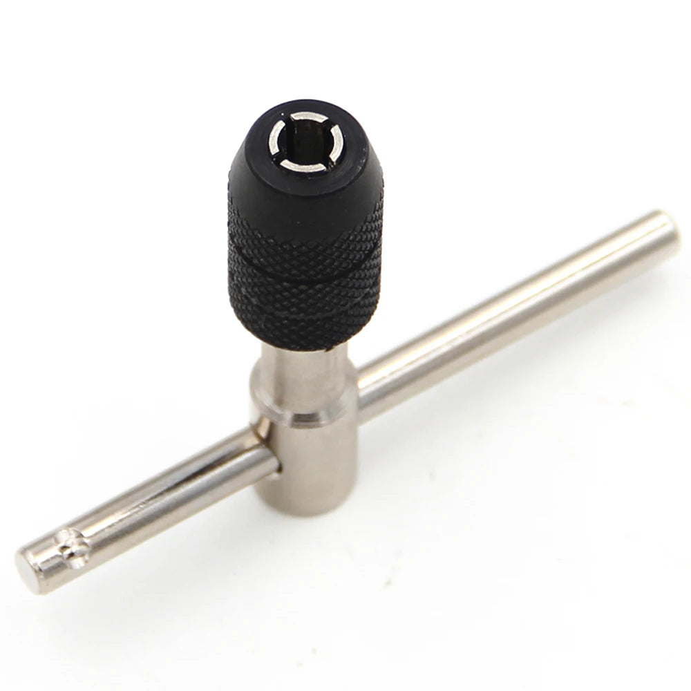 T-type 3mm to 6mm hand tap wrench thread tapping tool set hand wrench thread tapping M6 to M8 tool set Beauty World Shop