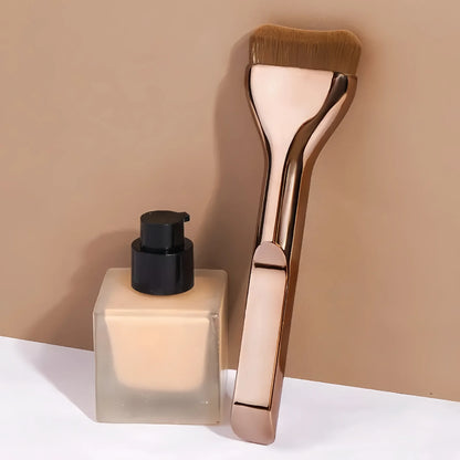 New 2Pcs Professional Foundation Makeup Brushes Soft Dense Hair for Blending Liquid, Cream Flawless Powder Makeup Beauty Tools Beauty World Shop