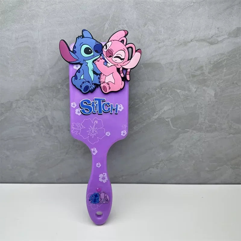 Kawaii Animation Lilo & Stitch Comb Series Cartoon Stitch Peripheral Air Cushion Massage Comb Children Girl Student Comb Beauty World Shop