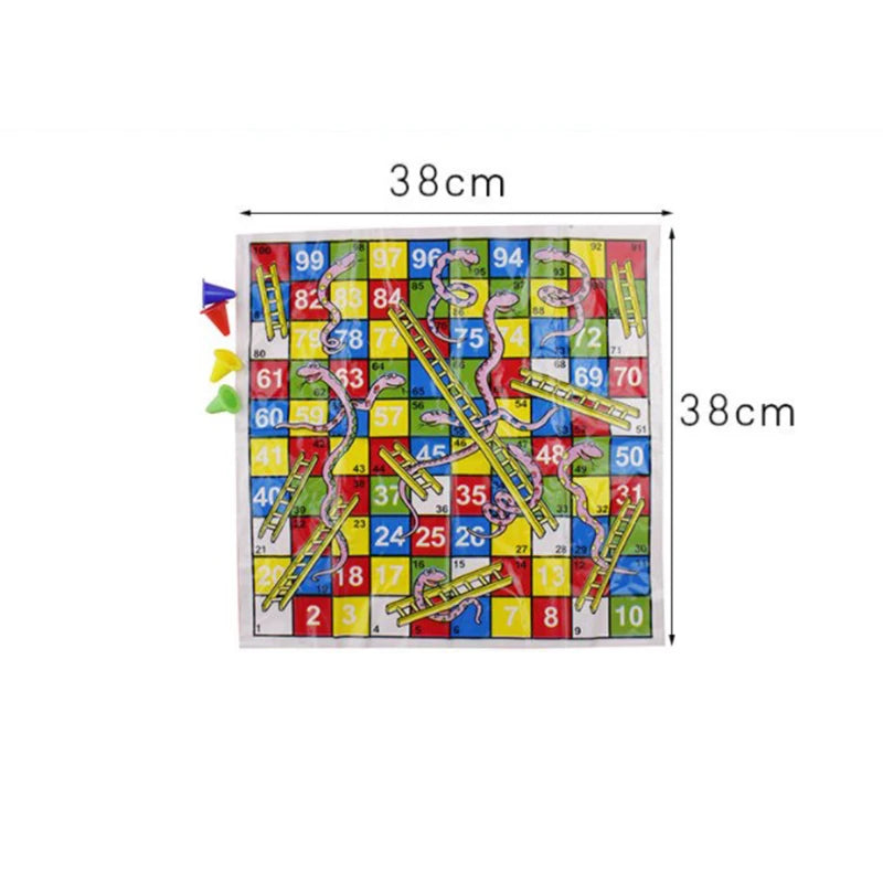 Snake Ladder Educational Kids Children Toys Family Interesting Board Game Gifts Beauty World Shop