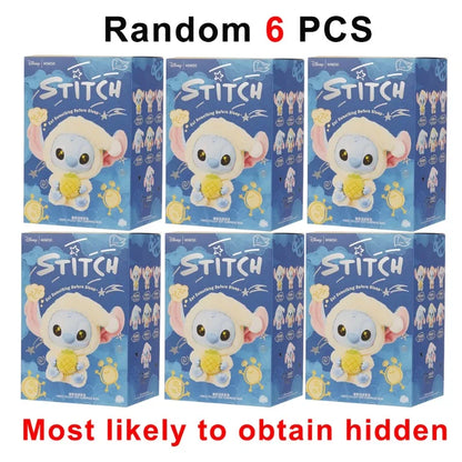 NEW Stitch Eat Something Before Sleep Series Blind Box Plush Dolls Pendant Cute Doll Ornament Mystery Box Surprise Toys Gifts Beauty World Shop