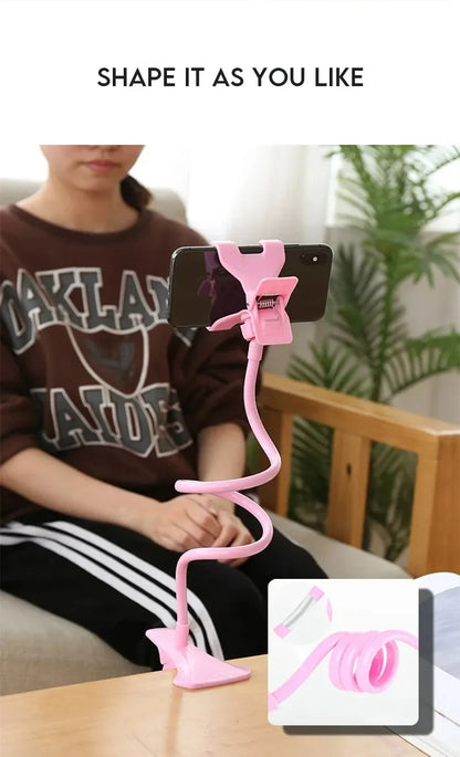 Universal Long Arm Lazy Person Bracket Mobile Phone Clamp Bedside Desktop Support For iPhone Xiaomi Huawei Samsung Phone Stands Beauty World Shop