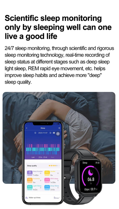 2025 New 24-Hour Health Monitoring Smart Watch Men Uric Acid Blood Lipids Heart Rate Bluetooth Call Smartwatch Women Beauty World Shop