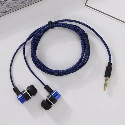 3.5mm In-Ear Wired Headphone 2 Basic Box Bass Stereo Earbuds Mobile Headphone Noise Cancelling Superb Bass Stereo Earphone Beauty World Shop