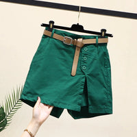 green with belt