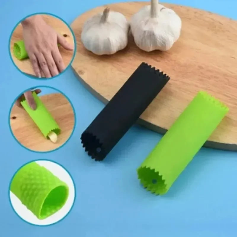 Garlic Stripper Tube Peeling Garlic Peeling Silicone Garlic Peeler Peel Easy Useful Easy Kitchen Tools Non-toxic Safety Gadget Beauty Trend Shop