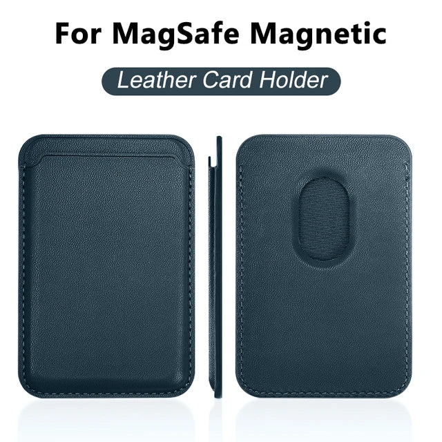 For Magsafe Leather Magnetic Wallet Case For iPhone 14 12 15 13 Pro Max Magnetic Card Bag Cover Samsung S23 S22 Ultra Accessory Beauty World Shop