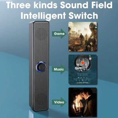 Wired Wireless Bluetooth Speaker Sound Box Bar Soundbar Computer PC TV Laptop Desktop Music Portable Caixa De Som Audio System Beauty World Shop