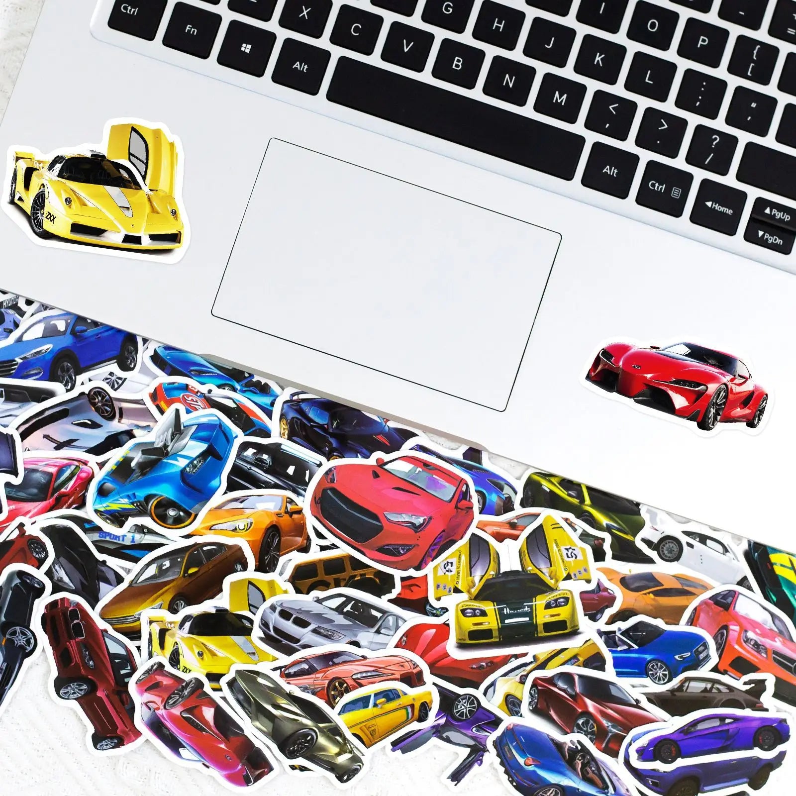 50pcs Cool Car Sticker, Racing Car Sticker and Decals for Kids, Phone Case, Guitar, Scooter, Laptop, Kettle Decoration Stickers Beauty World Shop