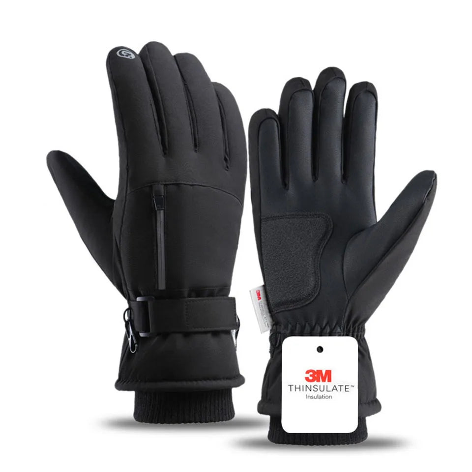 GTUBIKE Waterproof Men’s Women’s Winter Cycling Gloves Thermal Touchscreen Ski Gloves for Running Outdoor Sports Gloves Beauty World Shop