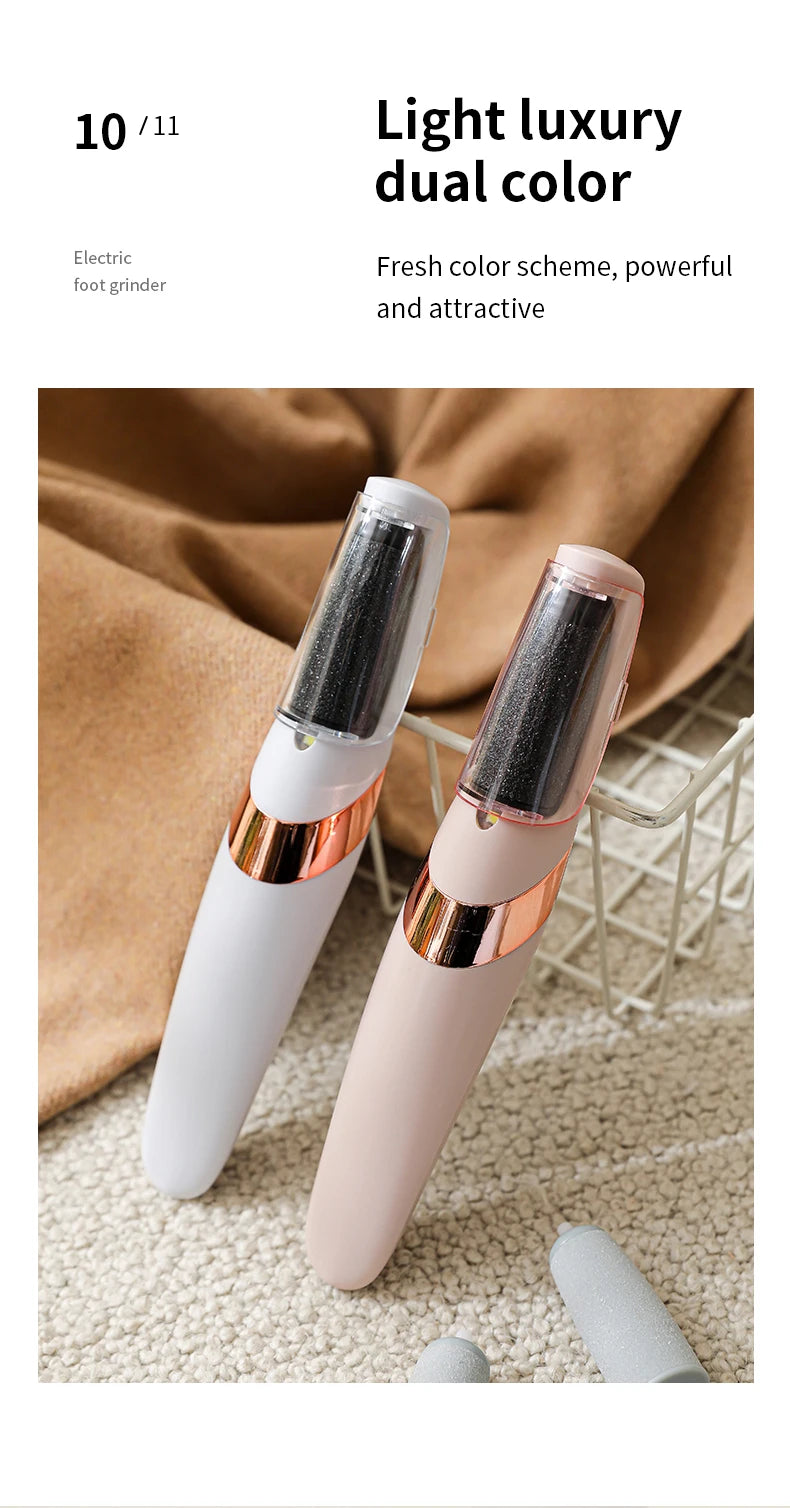 HOMEFISH Electric Foot Grinder Automatic Foot Callus Rubbing Pedicure Dead Skin Callus Remover for  Foot Beauty Machine Beauty World Shop