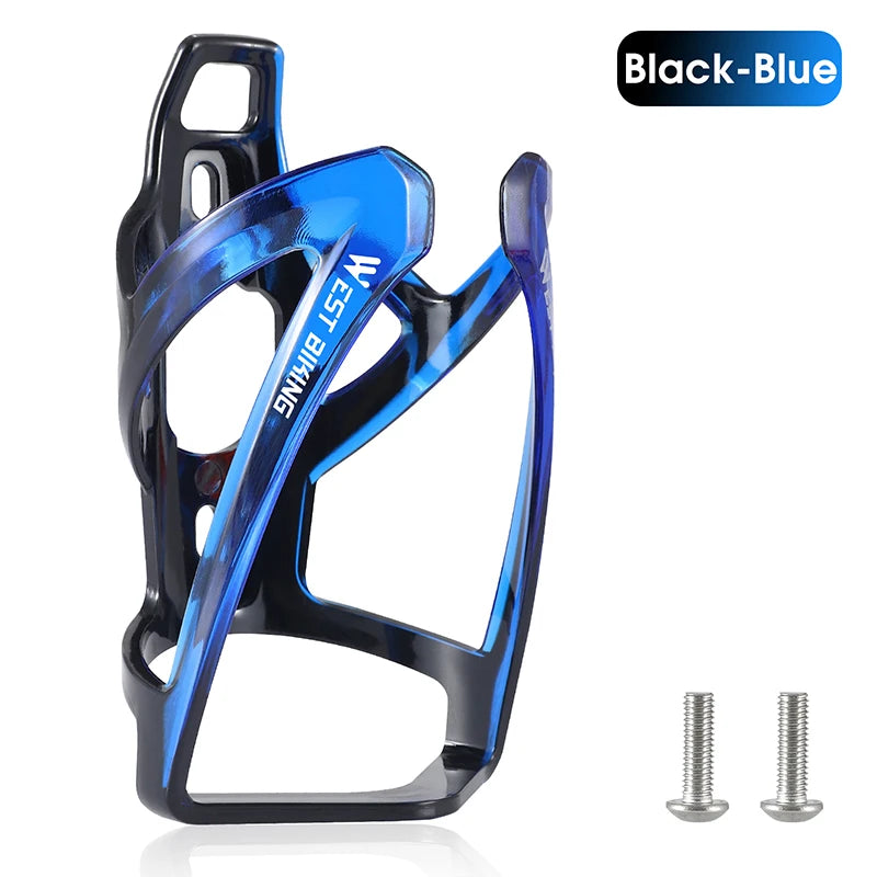 WEST BIKING Bicycle Water Bottle Cage Colorful Gradient Cycling Bottle Holder Ultralight MTB Road Bike Water Bottle Bracket Beauty World Shop
