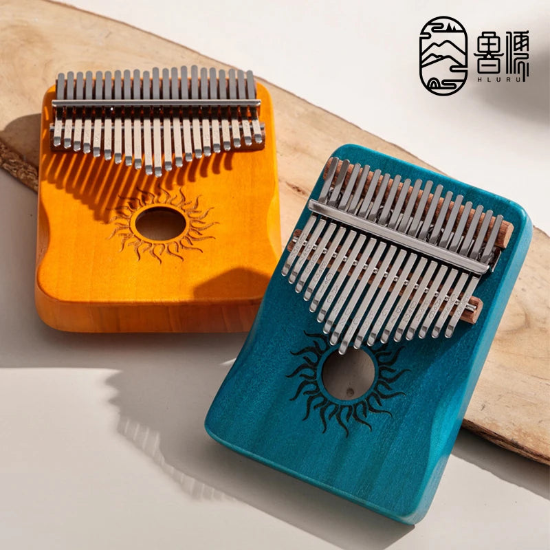 Hluru Kalimba 17 21 Key Kalimba Finger Piano Solid Maple Wood Kalimba Thumb Piano Keyboard Musical Instrument Mbira for Beginner Beauty World Shop