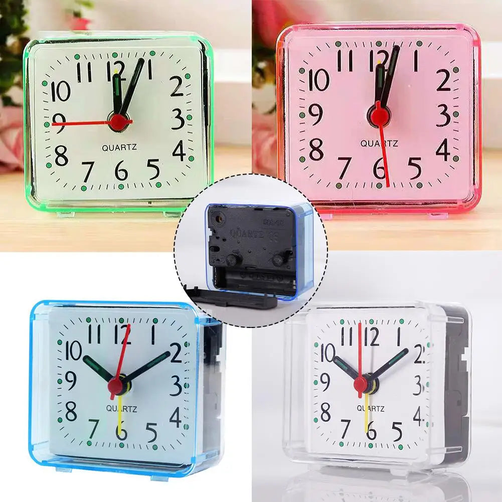 Digital Alarm Clock Bedside Small Alarm Clock Quartz Battery Operated Square Student Bedroom Wake Up With Beeping Sound Beauty World Shop