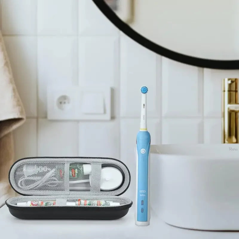1pcs Electric Toothbrush Travel Case for Oral-B Pro/iO, Philips Sonicare, Oral B Toothbrush Case for Brush Heads & Accessories Beauty World Shop