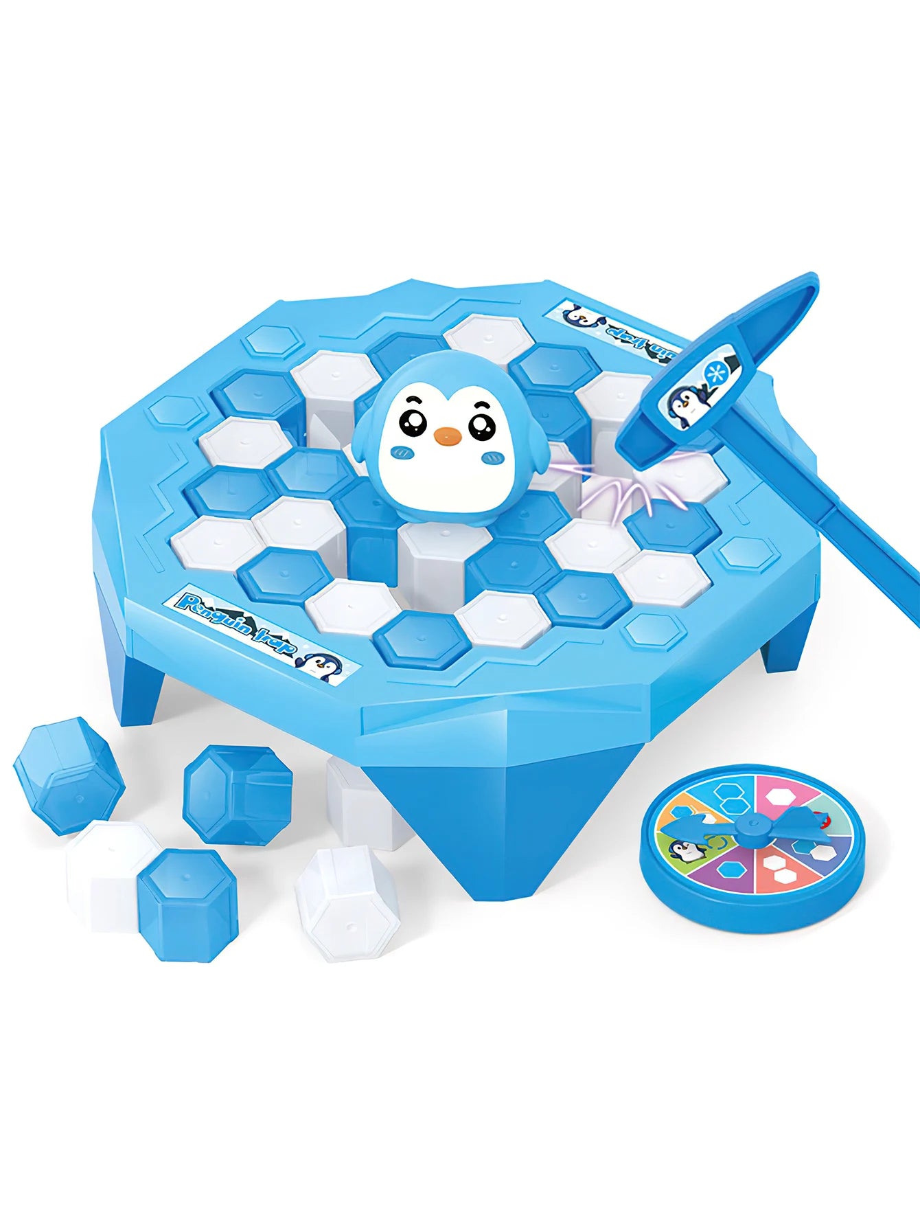 Mini Ice Breaking Penguin Saves Little Penguin Ice Knocking Game Children's Desktop Interactive Competition Parent Child Toys Beauty World Shop