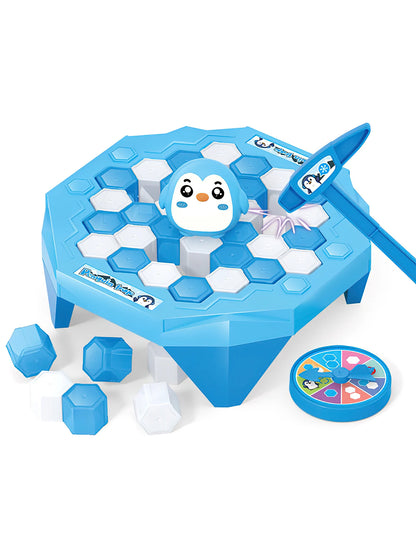Mini Ice Breaking Penguin Saves Little Penguin Ice Knocking Game Children's Desktop Interactive Competition Parent Child Toys Beauty World Shop