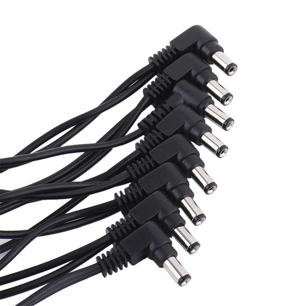 Daisy Chain Cable 1 to 2 3 5 6 8 10 Ways Guitar Effect Pedal Accessory 9V DC Adapter Plug Power Cord Beauty World Shop
